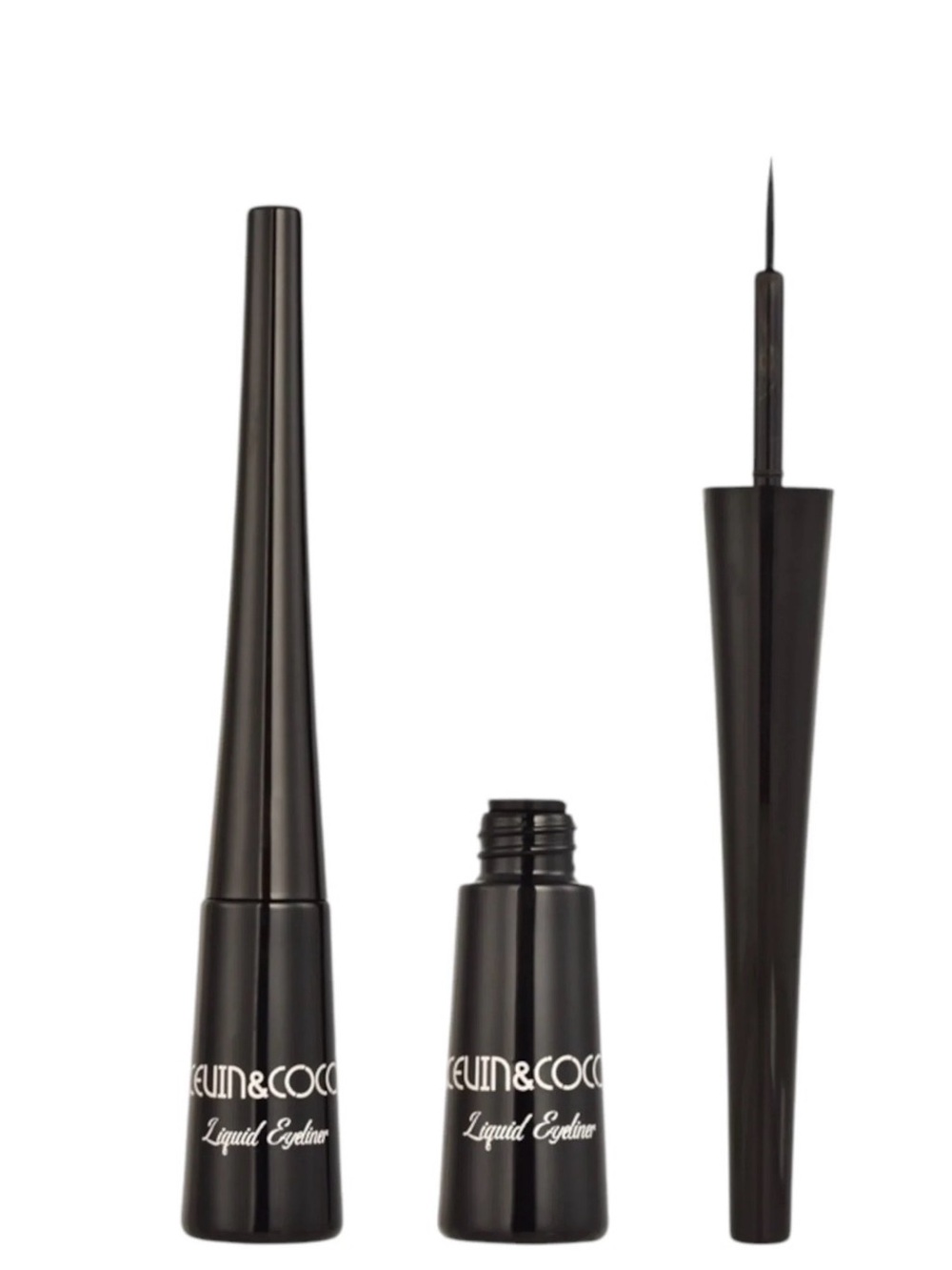 Keun & Coco Black Liquid Eyeliner — Precision Liner in Black